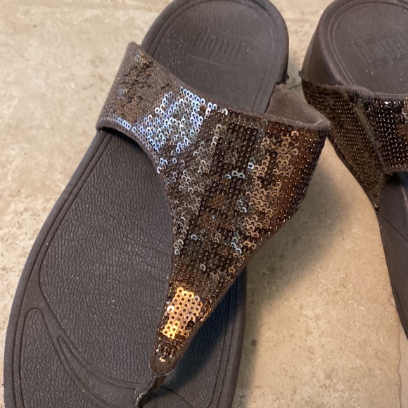 Fitflop womens Lulu Superglitz Textile sandal - Picture 2 of 7